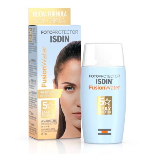 ضد آفتاب فیوژن واتر SPF50 بدون رنگ ایزدین ISDIN پرگاس