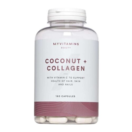 کپسول کوکونات و کللاژن COCONUT+COLLAGEN برند مای ویتامینز MYVITAMINS پرگاس