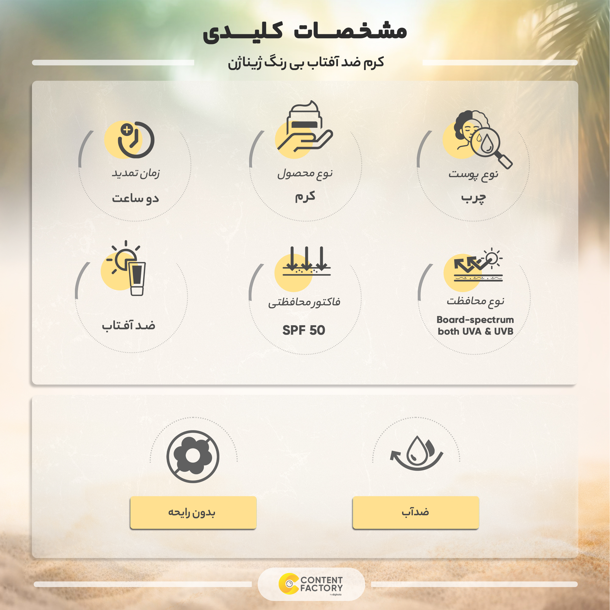 کرم ضد آفتاب بی رنگ ژیناژن مدل SPF50 مناسب پوست های چرب حجم 50 میلی لیتر کرم ضد آفتاب بی رنگ ژیناژن مدل SPF50 مناسب پوست های چرب حجم 50 میلی لیتر