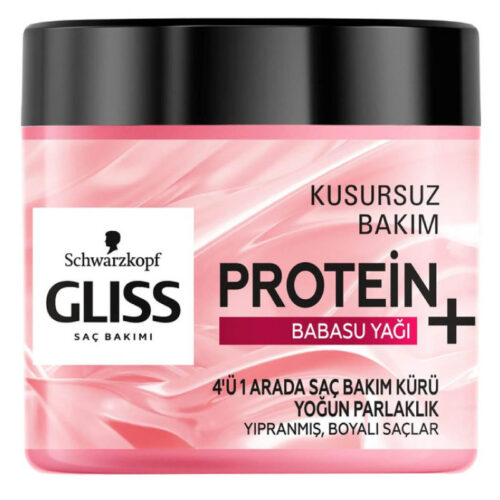 ماسک مو پروتئینه موهای رنگ شده BABASU YAGI گلیس GLISS پرگاس