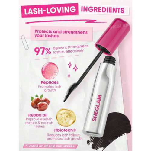 ریمل بلند‌کننده ضد آب شیگلم مدل Lashlighter Up & Out