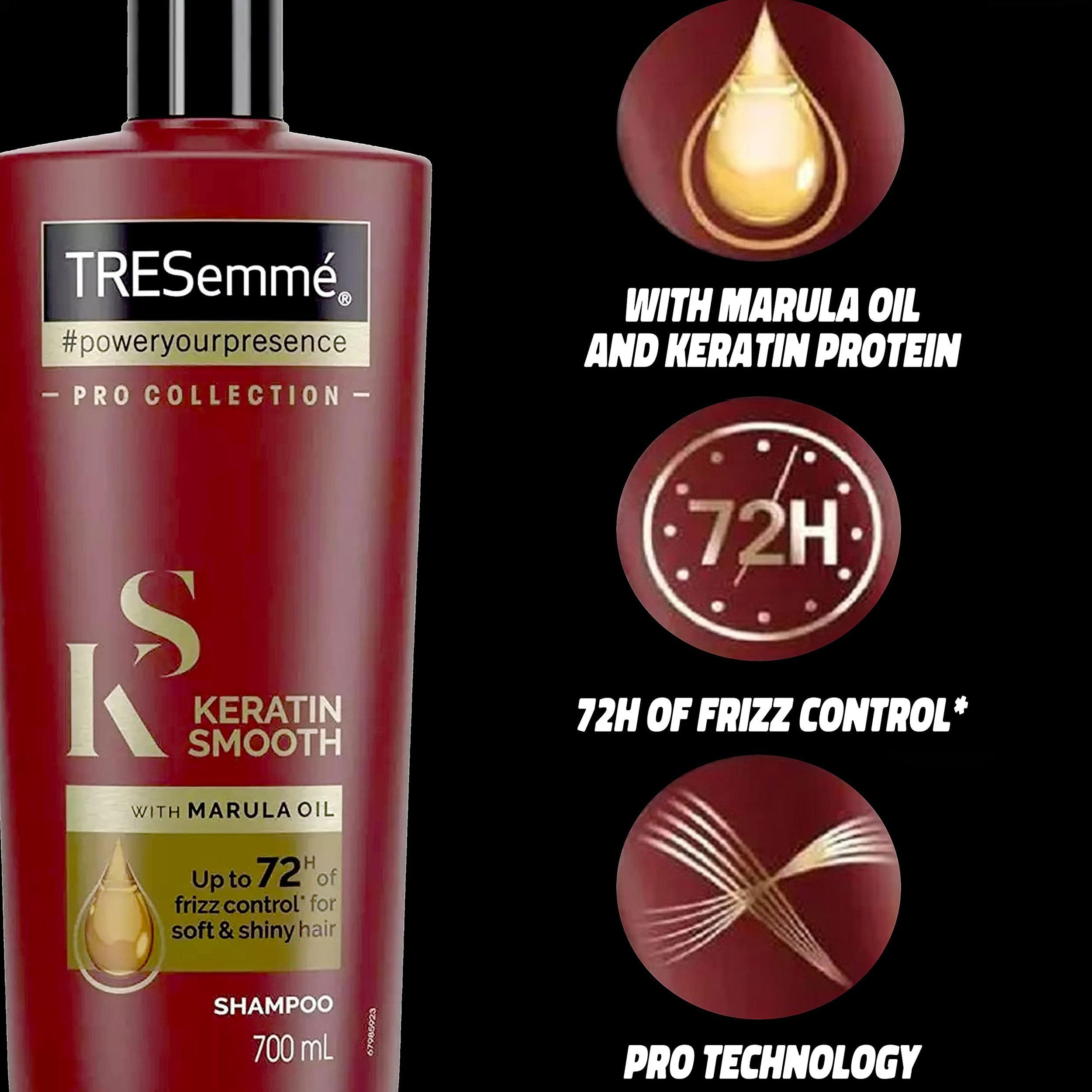 شامپو تقویت کننده و ترمیم کننده مو ترزمی مدل KERATIN SMOOTH حجم 700 میلی لیتر شامپو تقویت کننده و ترمیم کننده مو ترزمی مدل KERATIN SMOOTH حجم 700 میلی لیتر