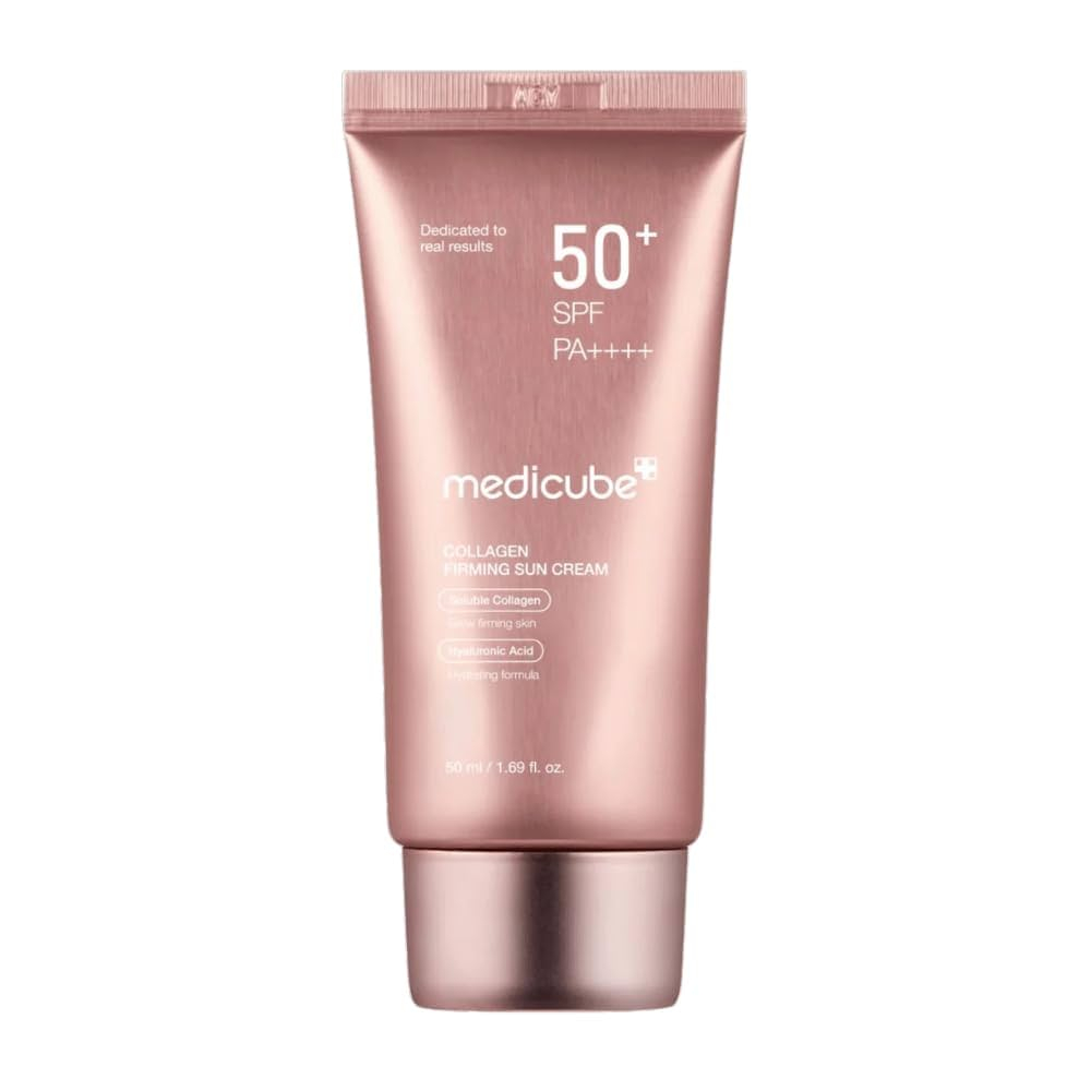 کرم ضد آفتاب بدون رنگ دست و صورت مدیکیوب spf50 مدل کلاژن محافظ UVA،UVB مناسب برای انواع پوست حجم 50 میلی لیتر کرم ضد آفتاب بدون رنگ دست و صورت مدیکیوب spf50 مدل کلاژن محافظ UVA،UVB مناسب برای انواع پوست حجم 50 میلی لیتر