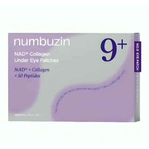 ماسک ورقه‌ای زیر چشم مدل NAD+ COLLAGEN +9 مناسب انواع پوست با ویتامین‌های تقویتی، محکم‌کننده، روشن‌کننده، لطافت‌بخش و ضدحساسیت، استفاده روز و شب